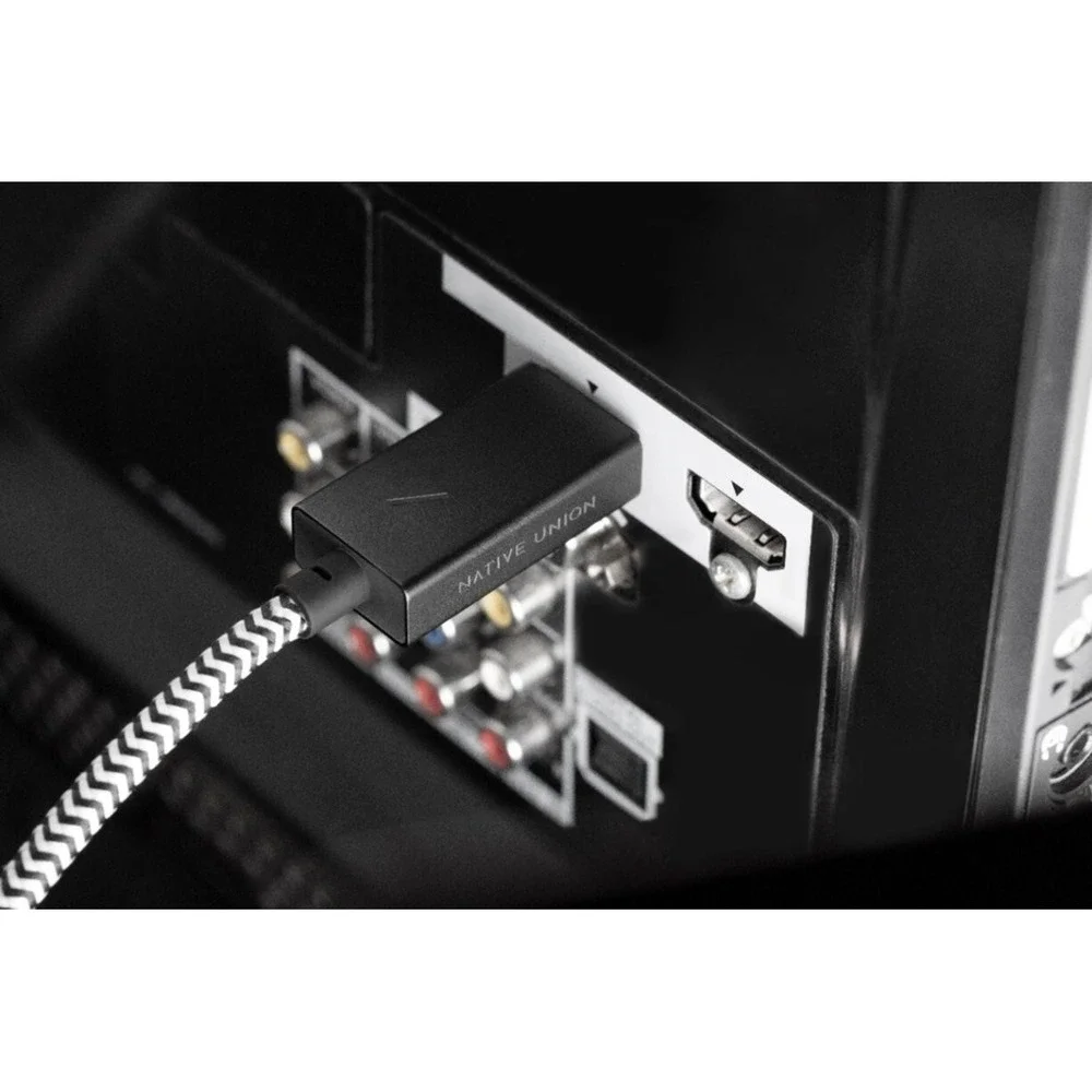Native Union - USB C‎ to HDMI 4K Video Cable Adapter - 10ft - Zebra